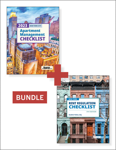 2023 NYC Apartment Management Checklist + NY Rent Regulation Checklist, 4/e BUNDLE